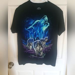 DOM Wolf design t shirt